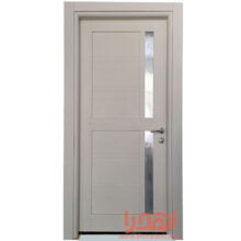 درب اتاقی لوکس استیل خورده طرح مدرن وکیوم کد P-60