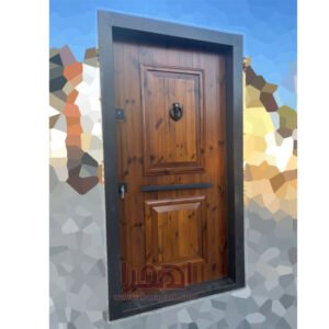 درب ضد سرقت ترمو وود مناسب فضای باز طرح مدرن کد TR-70