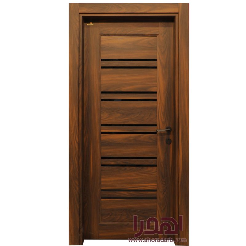 درب چوبی شیشه خور لوکس وکیوم کد P-220