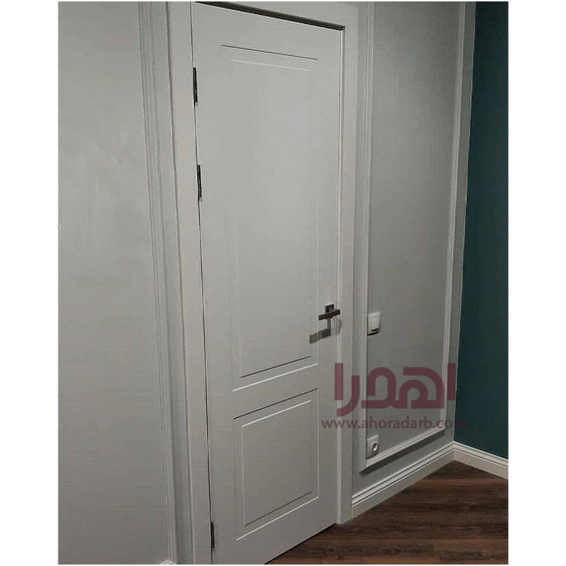 درب اتاقی سفید مدرن دوقاب کد M-4600
