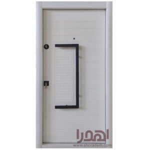 درب ضد سرقت سفید طرح مدرن کد Z-7093
