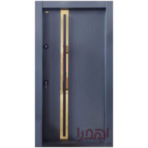 درب ضد سرقت لوکس طوسی و کامپوزیت کد Z-7145