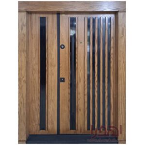 درب ضد سرقت لوکس روکش بلوط و کامپوزیت کد LB-3006