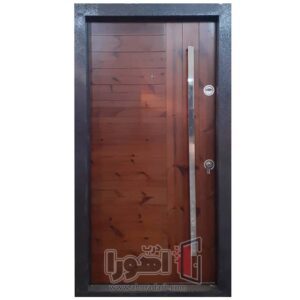 درب ضد سرقت ترمو وود مناسب فضای باز طرح مدرن کد TR-30