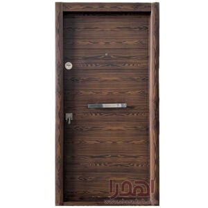 درب ضد سرقت فلزی مدرن رنگ دکورال کد ZF-107