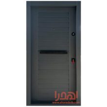 درب ضد سرقت فلزی مدرن رنگ طوسی کد ZF-112