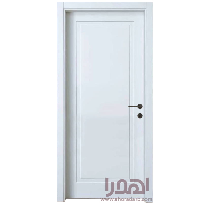 درب اتاقی سفید طرح مدرن تک قاب کد M-4400