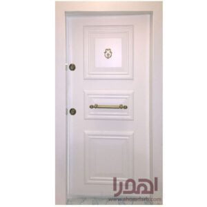 درب ضد سرقت سفید طرح برجسته کد Z-7073