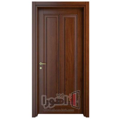 درب چوبی اتاق خواب طرح دوقاب کد M-930