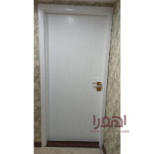 درب اتاقی سفید رنگ پوششی طرح cnc کد M-950