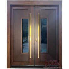 درب ورودی ساختمان شیشه خور کد LZ-2031