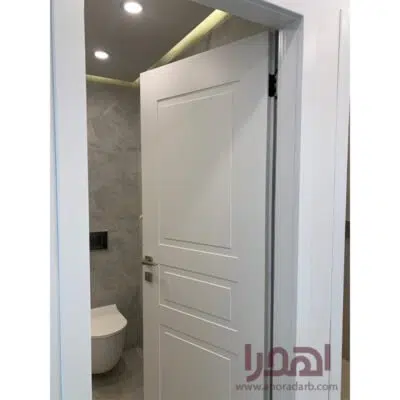 درب اتاق خواب سفید لوکس پلی اورتان کد M-3020
