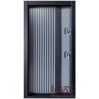 درب ضد سرقت ترک طوسی دستگیره مخفی کد Z-7166