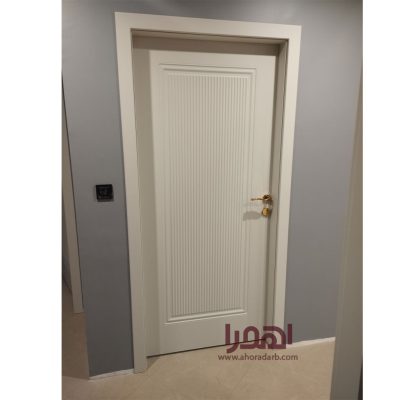 درب اتاق لوکس روکش سوپرمات طوسی روشن کد M-5010