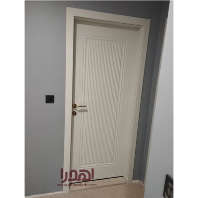 درب اتاق لوکس روکش سوپرمات طوسی روشن کد M-5010