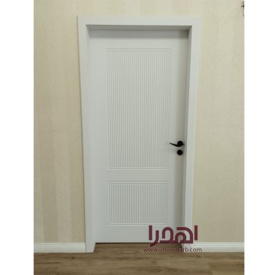 درب اتاق خواب روکش سوپرمات سفید کد M-5000