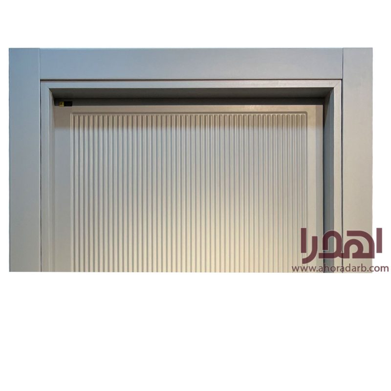 درب اتاق خواب مدرن روکش سوپرمات طوسی روشن کد P-700