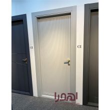 درب اتاق خواب مدرن روکش سوپرمات طوسی روشن کد P-700