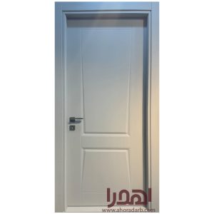 درب داخلی مدرن روکش سوپرمات طوسی روشن کد P-730