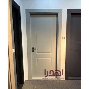 درب داخلی مدرن روکش سوپرمات طوسی روشن کد P-730