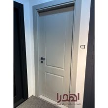 درب داخلی مدرن روکش سوپرمات طوسی روشن کد P-730