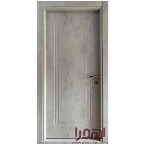 درب اتاق خواب لوکس روکش پتینه طوسی کد P-710