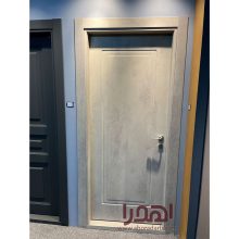 درب اتاق خواب لوکس روکش پتینه طوسی کد P-710