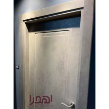درب اتاق خواب لوکس روکش پتینه طوسی کد P-710