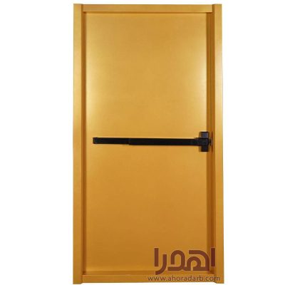 درب ضد حریق فلزی زرد با تائیدیه آتش نشانی کد H-90
