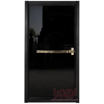 درب ضد حریق لوکس رویه شیشه سکوریت تائیدیه دار کد H-160