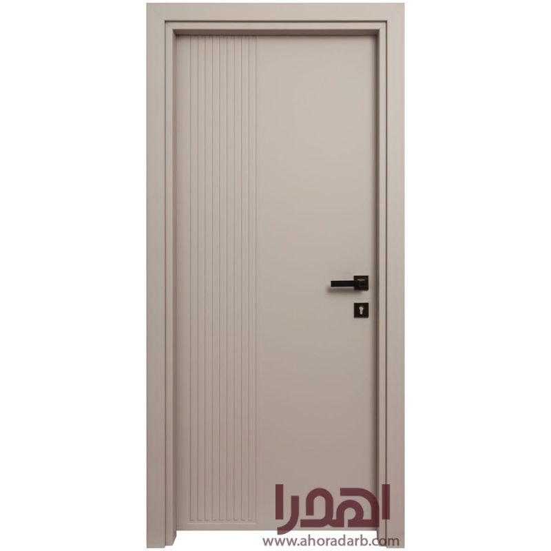 درب اتاق خواب مدرن روکش سوپرمات بژ کد P-740