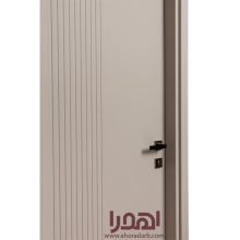درب اتاق خواب مدرن روکش سوپرمات بژ کد P-740