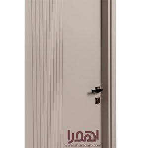 درب اتاق خواب مدرن روکش سوپرمات بژ کد P-740