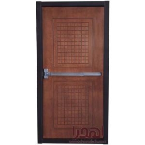 درب ضد حریق دکورال طرح چوب تائیدیه آتش نشانی کد H-80