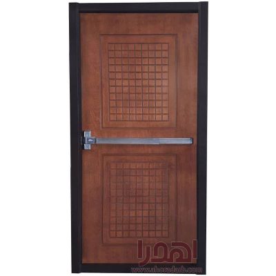 درب ضد حریق دکورال طرح چوب تائیدیه آتش نشانی کد H-80