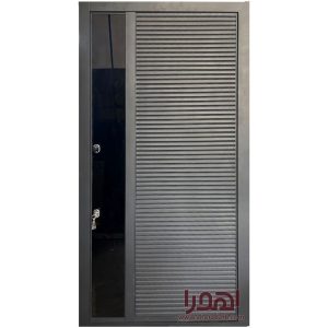 درب ضد سرقت ترک ترکیبی فلز و شیشه سکوریت کد Z-7179